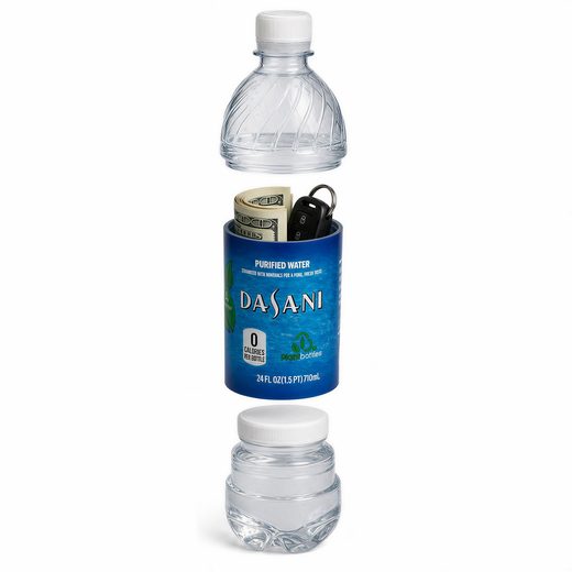 Dasani Diversion Safe Water Bottle Stash Can | Secret Box, Hidden Safe, Huge Hidden Compartment, Secure Storage For Keys, Cash and Valuables