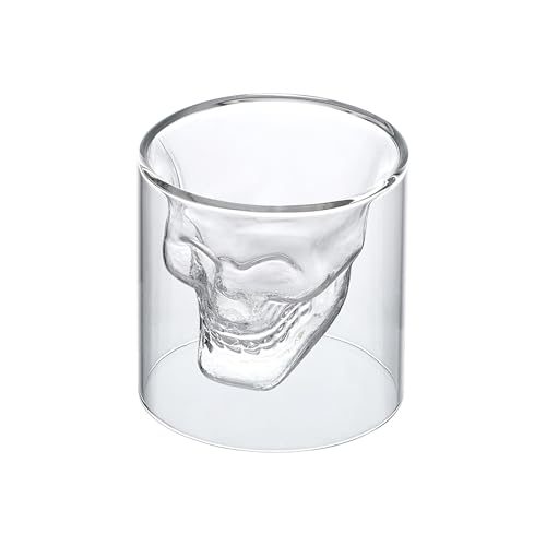 Floating Crystal Skull Shotglass
