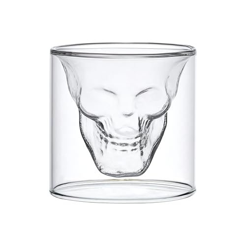 Floating Crystal Skull Shotglass
